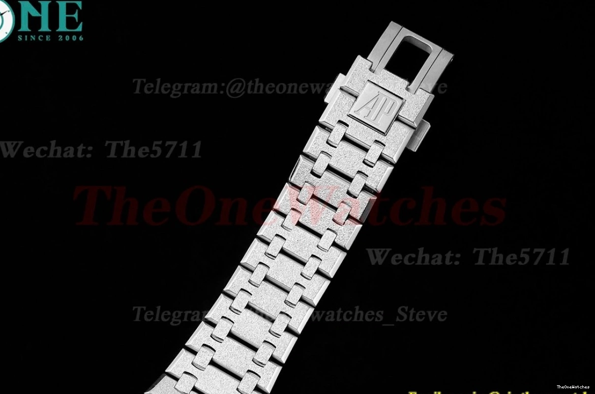 APSF Frosted Oak 15510 41mm White Dial Clone A4302 SS SS Royal Super 0413